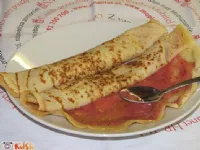 Fotografija recepta: Smetanov - marmeladni namaz za palačinke