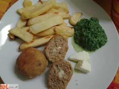 Kroglice s puranjim mesom in mozzarelo