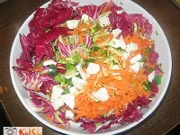 Fotografija recepta: Pisana radičeva solata