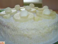 Fotografija recepta: Kokosova torta z ananasom