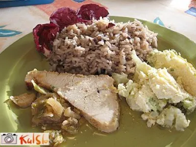 Rižota z rdečim radičem