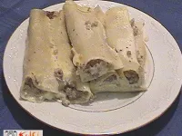 Fotografija recepta: Kaneloni z mletim mesom in ječmenovo kašo