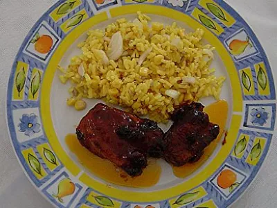 Pikantna svinjska rebra s prilogo