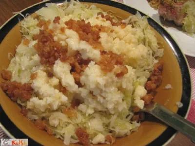 Žganci - krompirjevi, beli