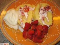 Fotografija recepta: Jagodna rolada