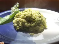 Fotografija recepta: Rižota z divjimi šparglji