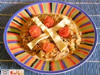 Fotografija recepta: Parboiled riž z zelenjavno omako