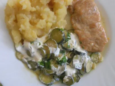 Bučke s kislo smetano