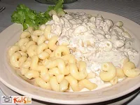 Fotografija recepta: Testenine z gorgonzolo in tunino