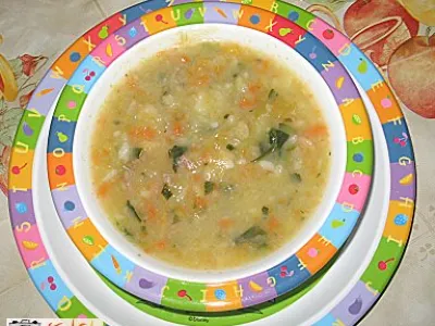 Zelenjavna mineštrica za dojenčke