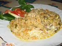 Fotografija recepta: Rižota s šparglji in piščancem