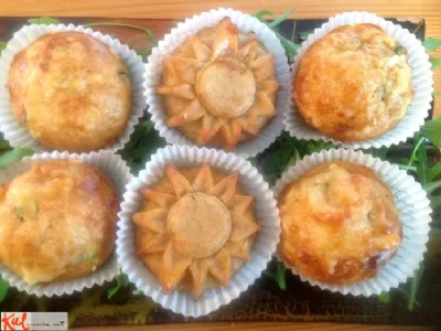 Pizza muffini - nekvašeni