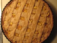 Fotografija recepta: Borovničeva pita brez jajc in mleka