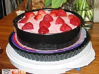 Fotografija recepta: Nizkokalorična jagodna torta