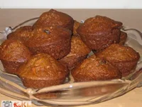 Fotografija recepta: Muffini z jabolki, cimetom in rozinami