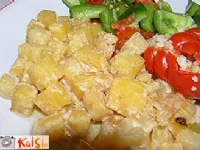 Fotografija recepta: Koleraba v smetanovi omakci ala veri