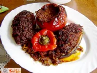 Fotografija recepta: Polnjeni jajčevci  