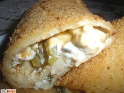 Panirane palačinke s piščancem