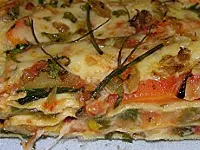 Fotografija recepta: Lazanja s popečeno zelenjavo