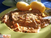 Fotografija recepta: Goveji zrezki v malo drugačni omaki