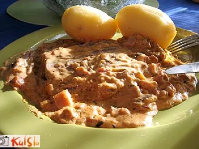 Goveji zrezki v malo drugačni omaki