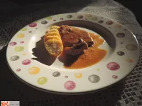 Fotografija recepta: Ombolo v zelenjavni omaki