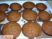 Fotografija recepta: Mafini z banano in nutelo