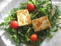 Fotografija recepta: Pečen mladi sir