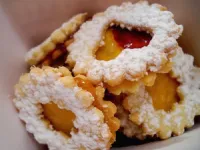 Fotografija recepta: Linški kokosovi piškoti