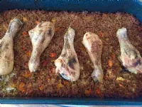 Fotografija recepta: Polnjen piščanec z ajdovo kašo