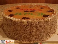 Fotografija recepta: Sestavljena sadna torta