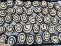 Fotografija recepta: Črno - bele spirale