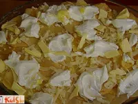 Fotografija recepta: Zapečen krompir s špinačo