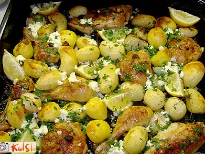 Piščanec na grški način