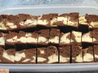 Fotografija recepta: Črno  -bele kocke