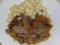 Fotografija recepta: Govedina v vinski omaki