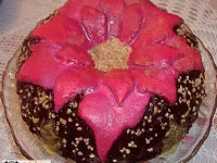 Fotografija recepta: Pomarančni kolač - božična zvezda