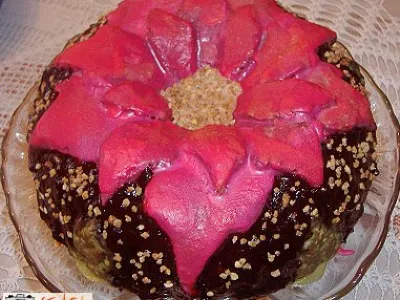 Pomarančni kolač - božična zvezda