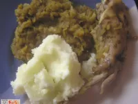 Fotografija recepta: Zajec z jabolki