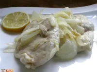 Fotografija recepta: Piščanec v čebulni omaki