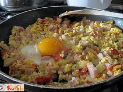 Umešana jajčka na oko