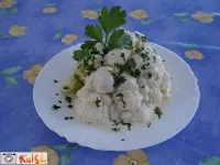 Fotografija recepta: Cvetača s  smetano