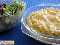 Fotografija recepta: Makaroni s smetano in sirom