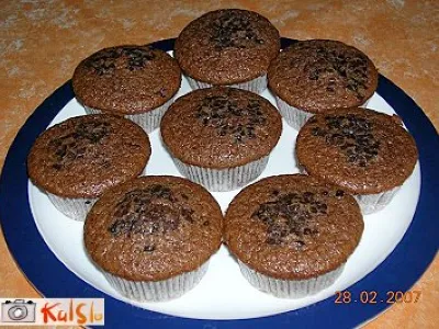 Mafini s čokolado in skuto