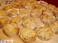 Fotografija recepta: Mafini z ovsenimi kosmiči in medom