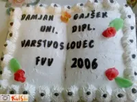 Fotografija recepta: Torta Knjiga