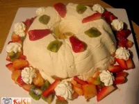 Fotografija recepta: Mascarpone venec s sadjem