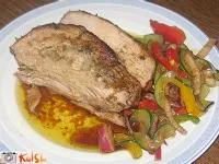 Fotografija recepta: Teletina z rožmarinom in česnom