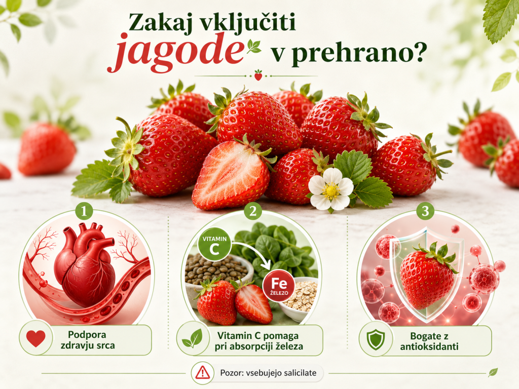 Zakaj je jagode smiselno vključiti v prehrano?