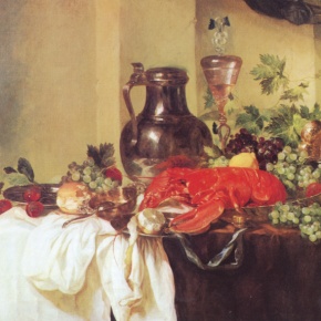 Abraham Hendrickszoon van Beyeren, olje na platnu, 105 x 130 cm, Zürich, Umetnostno razstavišče